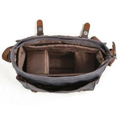 Mens Canvas Camera Messenger Bag Camera Side Bag Camera Shoulder Bag for Men