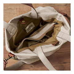 Canvas Cool Mens Tote Bag 14 inches Canvas Handbag Canvas Messenger Bag for Men Women - imessengerbags