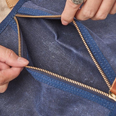 Mens Canvas Slim Cool Messenger Bag Side Bag Canvas Shoulder Bag for Men