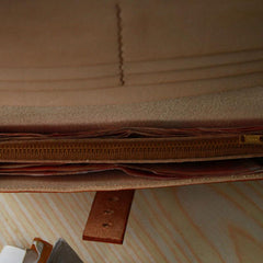 Handmade Leather Mens Long Wallet Vintage Cool Long Wallet for Men
