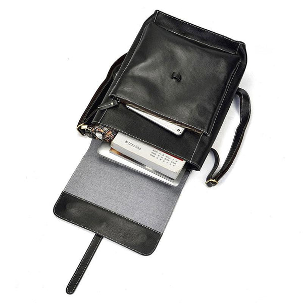Fashion Black Mens Backpacks Vintage School Backpack Travel Backpack Bags for Men - imessengerbags