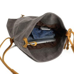 Mens Canvas Rustic Courier Bag Side Bag Messenger Bag Camera Shoulder Bag for Men