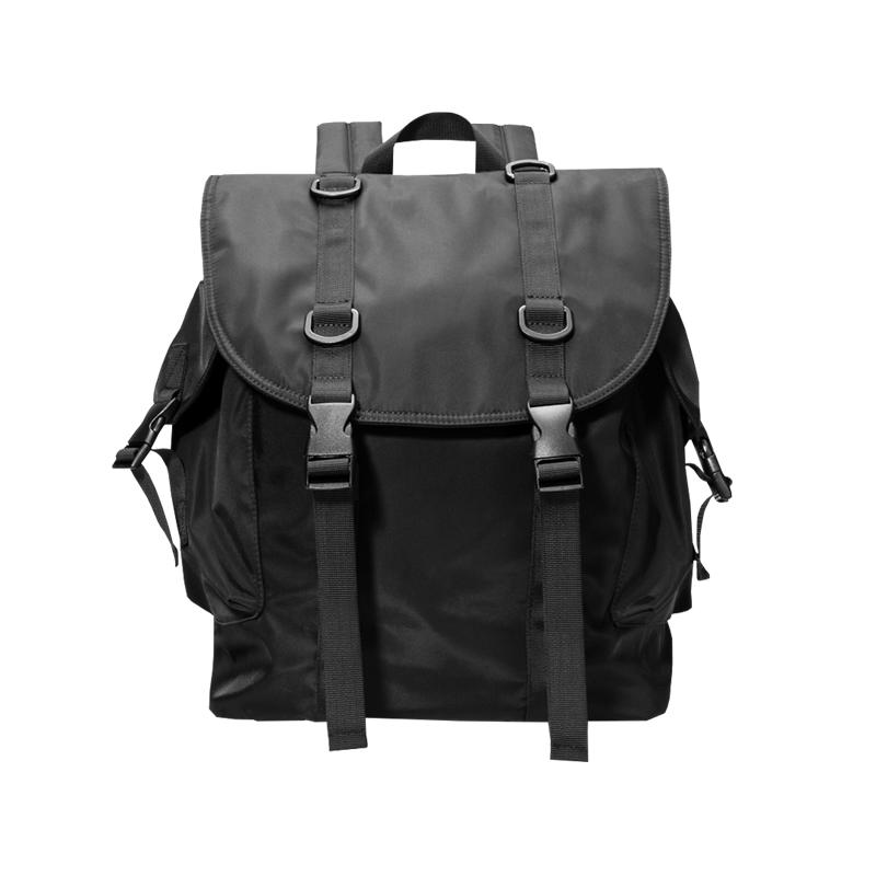 black nylon backpack mens laptop Stylish Black Nylon Mens 15 inches Travel Backpacks Laptop Backpack College Bag for men
