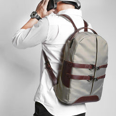 Fashion OXFORD CLOTH PVC Blue Men's Fashion Backpack Travel Backpack Computer Backpack For Men - imessengerbags