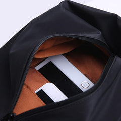 Cool OXFORD CLOTH PVC Black Men's Sling Bag One Shoulder Backpack For Men - imessengerbags