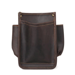 Cool Men's Leather Tool Pouch electrician tool bag Belt Pouch For Men - imessengerbags
