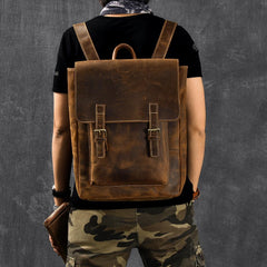 Brown Leather Mens 14