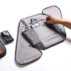 Cool OXFORD CLOTH PVC Black Men's Sling Bag Chest Bag One Shoulder Backpack For Men - imessengerbags