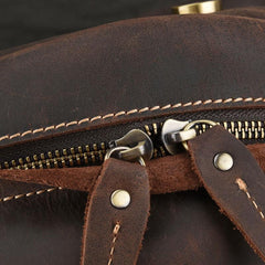 Cool Leather Mens Satchel Backpacks School Backpack Travel Backpack for Men - imessengerbags
