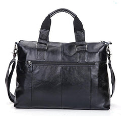 Vintage Leather Mens Briefcase Business Briefcase Cool Work Briefcase For Men - imessengerbags