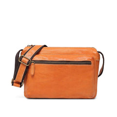 Fashionable Black Leather Mens Tan Side Bag Messenger Bags Casual Courier Bags for Men - imessengerbags