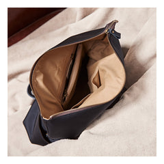 Cool Black Nylon Mens 15 inches Large Messenger Bag Briefcase Handbag Nylon Travel Green Shoulder Bag for Men - imessengerbags