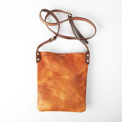 Vintage Tan Handmade LEATHER MEN'S Side BAG Courier Bag MESSENGER BAG Black Leather Postman BAG FOR MEN - imessengerbags
