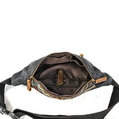 Cool Canvas Village Mens Sling Bag Chest Bag One Shoulder Backpack for Men