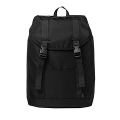 Black Cool Mens Nylon 15 inches Large Student Backpacks Hiking Backpacks Travel Backpacks Laptop Backpack for men - imessengerbags