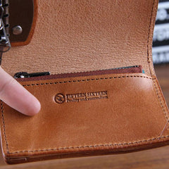 Genuine Leather Mens Cool Key Wallet Car Key Change Coin Card Holder Car Key Case for Men - imessengerbags