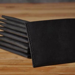 Handmade Mens Cool billfold Leather Wallet Men Small Card Slim Wallets Bifold for Men - imessengerbags