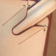 Handmade Leather Mens Cool billfold Leather Wallet Men Slim Wallet Bifold for Men - imessengerbags
