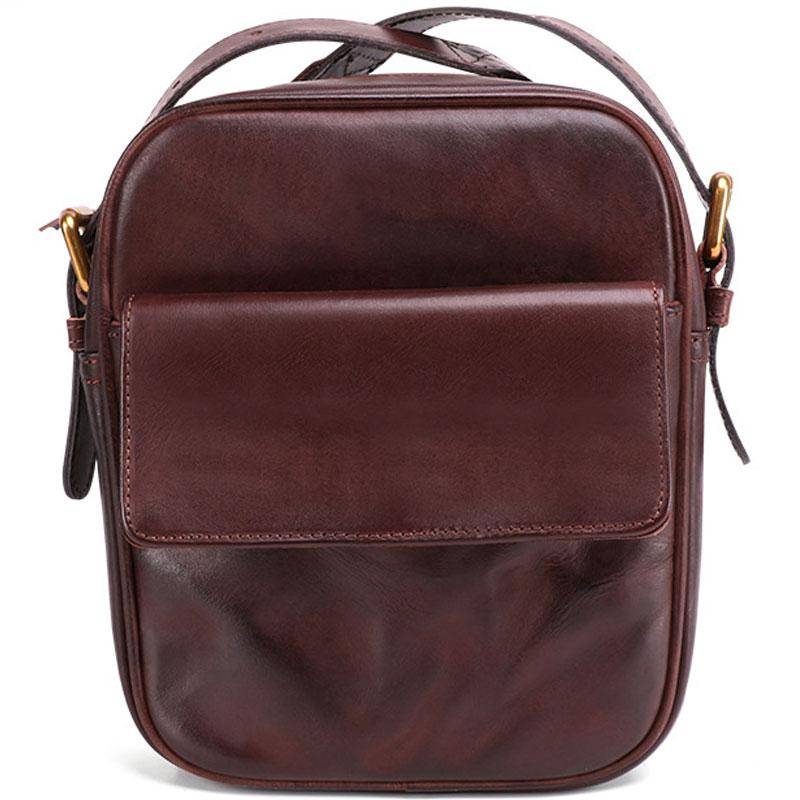 Cool Leather Small Side Bag Messenger Bag Small Shoulder Bags For Men