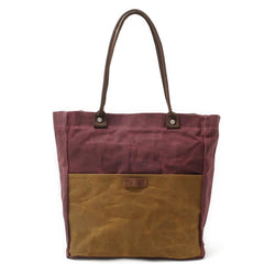 Casual Canvas Leather Black Ladies Mens Shopping Bag Tote Bag Shoulder Bag Tote Purse For Women - imessengerbags