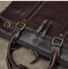 Coffee Leather Mens 15