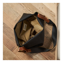Fashion Nylon Mens Womens Black Tote Shoulder Bag Messenger Bag Messenger Tote Bag for Men Women - imessengerbags