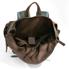 Inside of waxed canvas backpack waxed canvas laptop bag