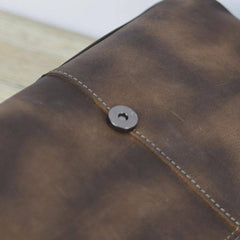 Cool Leather Mens Vintage Brown Messenger Bag Side Bag Small Shoulder Bag for Men - imessengerbags