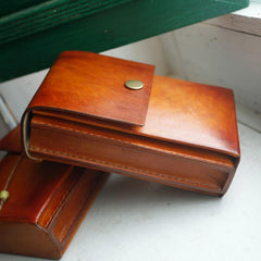 Handmade Leather Belt Pouch Mens Waist Bag CIGARETTE Pouch for Men