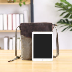 Leather Canvas Mens 12