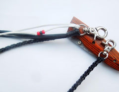Leather Braided Biker Trucker Wallet Chain for Chain Wallet Biker Wallet Trucker Wallet - imessengerbags