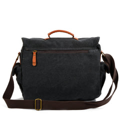 Cool Casual Canvas Mens 15.6'' Side Bag Shoulder Bag Large Messenger Bag For Men