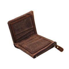 Mens Canvas Small Wallets for men Bifold Cool Men billfold Small Wallet - imessengerbags