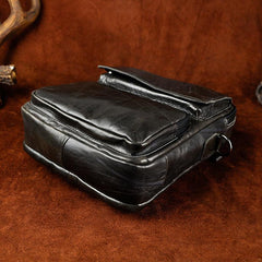 Cool Oiled LEATHER MENS Small Side Bag Small SHOULDER BAG HANDBAGS FOR MEN - imessengerbags