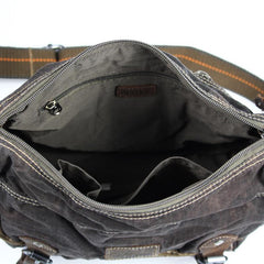 Denim Coffee Mens 10 inches Messenger Bag Dark Green Jean Postman Bag Courier Bag For Men - imessengerbags
