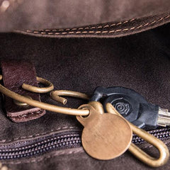 Genuine Leather Mens Cool Messenger Bag Sling Bag Chest Bag Bike Bag Cycling Bag for men - imessengerbags