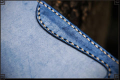 Handmade Leather Mens Chain Biker Wallet Cool Leather Wallet Long Clutch Wallets for Men - imessengerbags