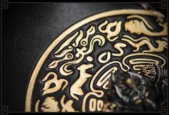 Handmade Leather Tibetan Mens Chain Biker Wallet Cool Leather Wallet Long Clutch Wallets for Men - imessengerbags