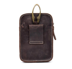 Leather Belt Pouch Mens Small Cases Waist Small Bag for Men - imessengerbags
