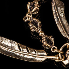 Brass biker trucker Tibetan Keychain wallet Chain for chain wallet biker wallet trucker wallet - imessengerbags