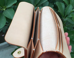 Handmade Leather Mens Clutch Wallet Cool Wallet Long Wallets for Men Women