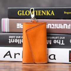 Handmade Leather Mens Cool Key Wallet Car Key Holder Car Key Case for Men - imessengerbags