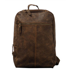 Cool Mens Leather 15inch Laptop Backpack Travel Backpacks Leather School Backpack for Men