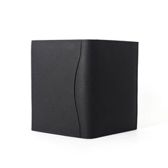 Leather Mens Front Pocket Wallet Small Card Wallet Change Wallets for Men - imessengerbags