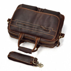 Cool Leather Men Vintage Briefcase Work Bag Handbag Shoulder Bags For Men - imessengerbags