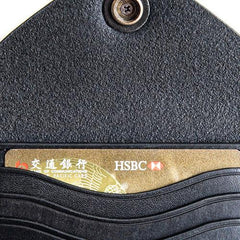 Genuine Leather Mens Cool billfold Leather Wallet Men Small Wallets Bifold for Men - imessengerbags