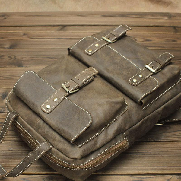 Retro Fashion Mens Backpacks Vintage School Backpack Travel Backpack Bags for Men - imessengerbags