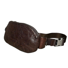 Leather Men Fanny Pack Small Waist Bag Hip Pack Belt Bag Bumbag for Men