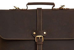 Vintage Mens Leather Briefcase Business Handbag Shoulder Bags For Men - imessengerbags