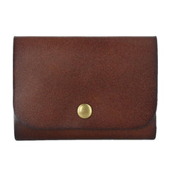 Leather Mens Front Pocket Wallet Small Wallets Card Wallet Change Wallet for Men